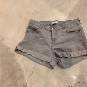Gray Women's Denim Shorts